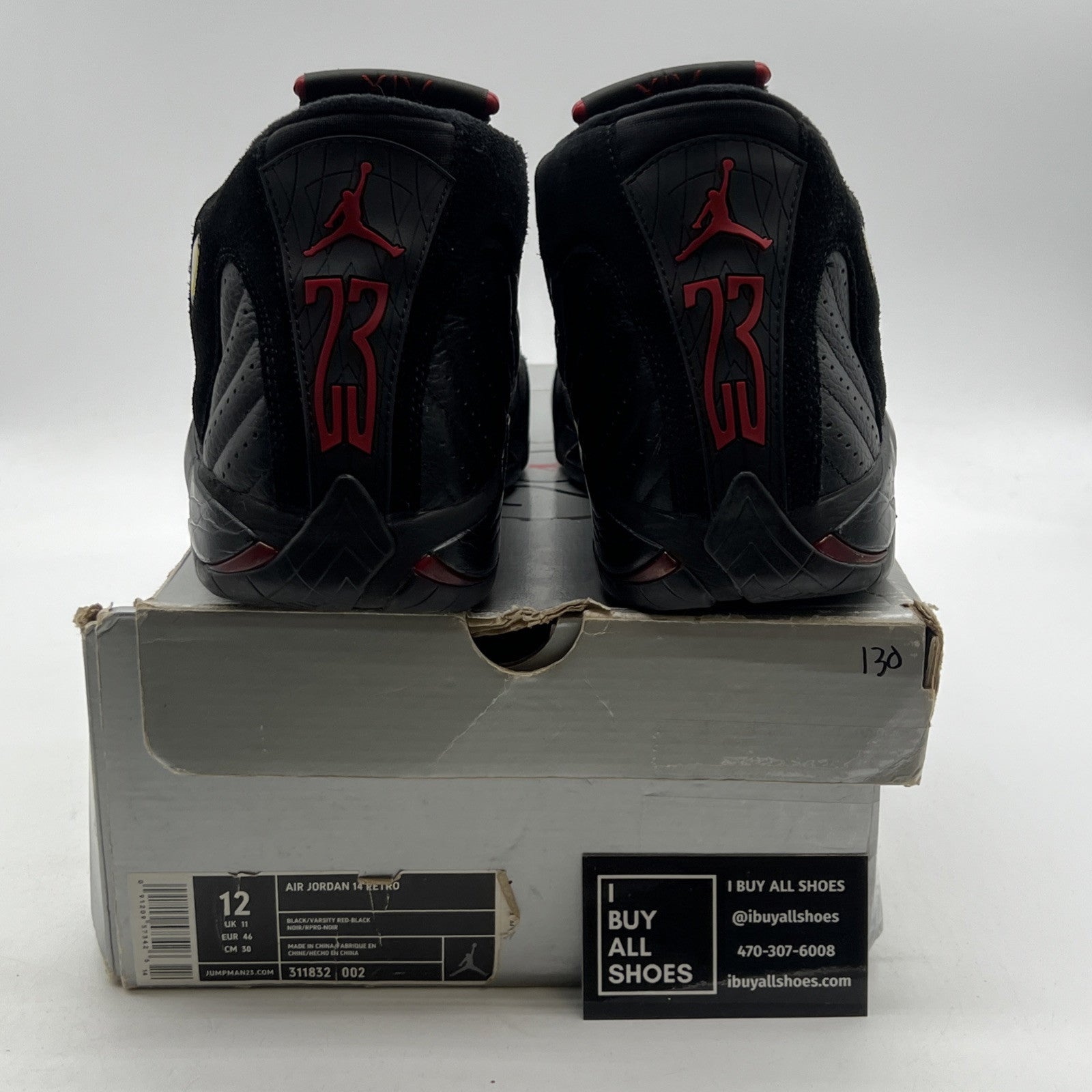 Size 12 - Air Jordan 14 Retro 2005 Last Shot (311832-002)