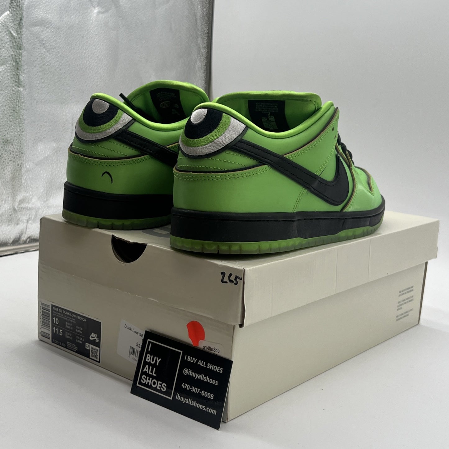 Size 10 - Nike The Powerpuff Girls x Dunk Pro SB QS Low Buttercup (FZ8319-300)