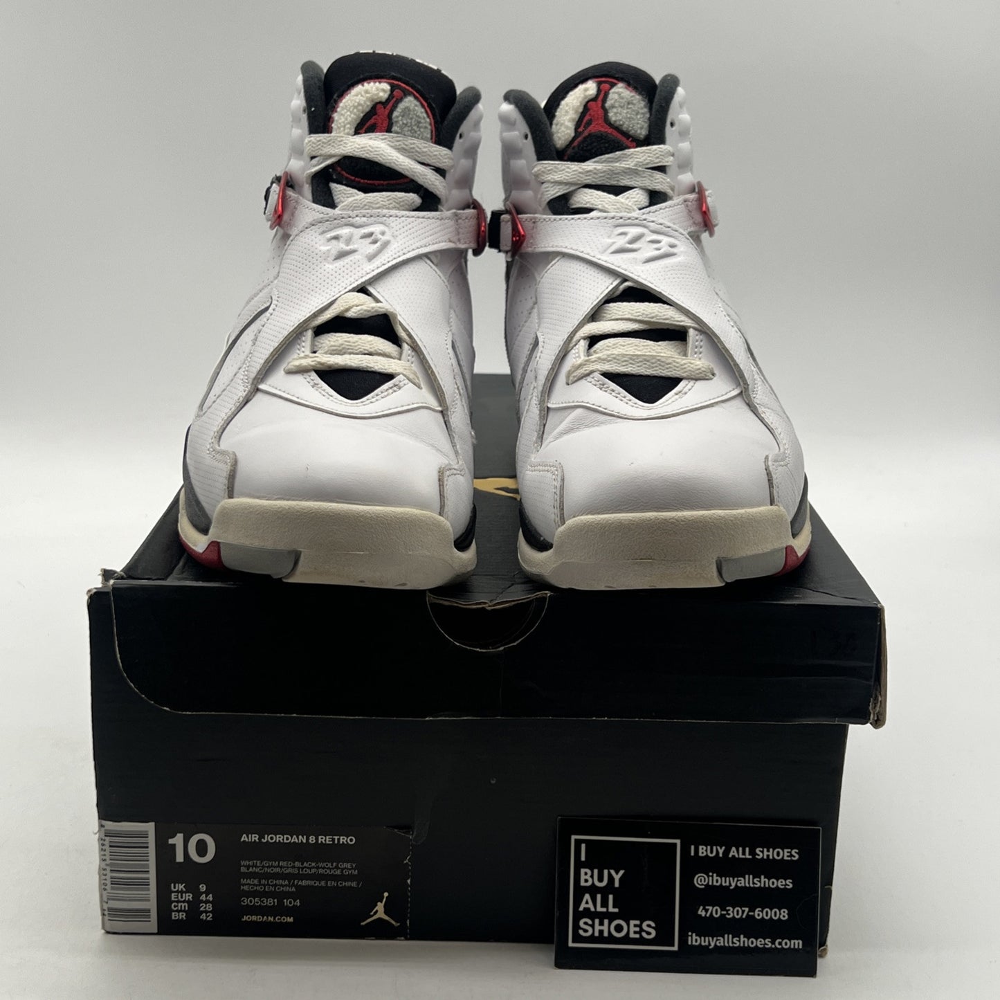 Size 10 - Air Jordan 8 Retro Alternate (305381-104)