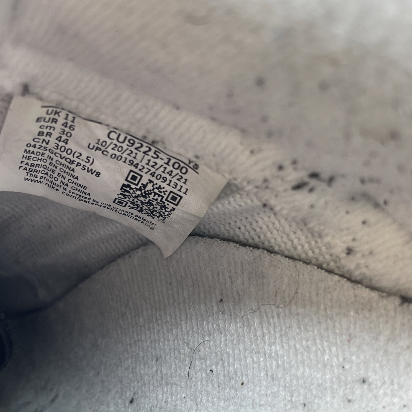 Size 12 - Nike Air Force 1 x Supreme Low Box Logo - White Leather (CU9225-100)