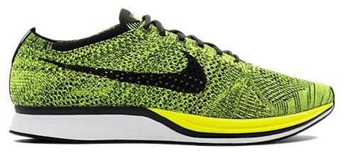 Size 12 - Nike Flyknit Racer Volt Sequoia (526628-731)