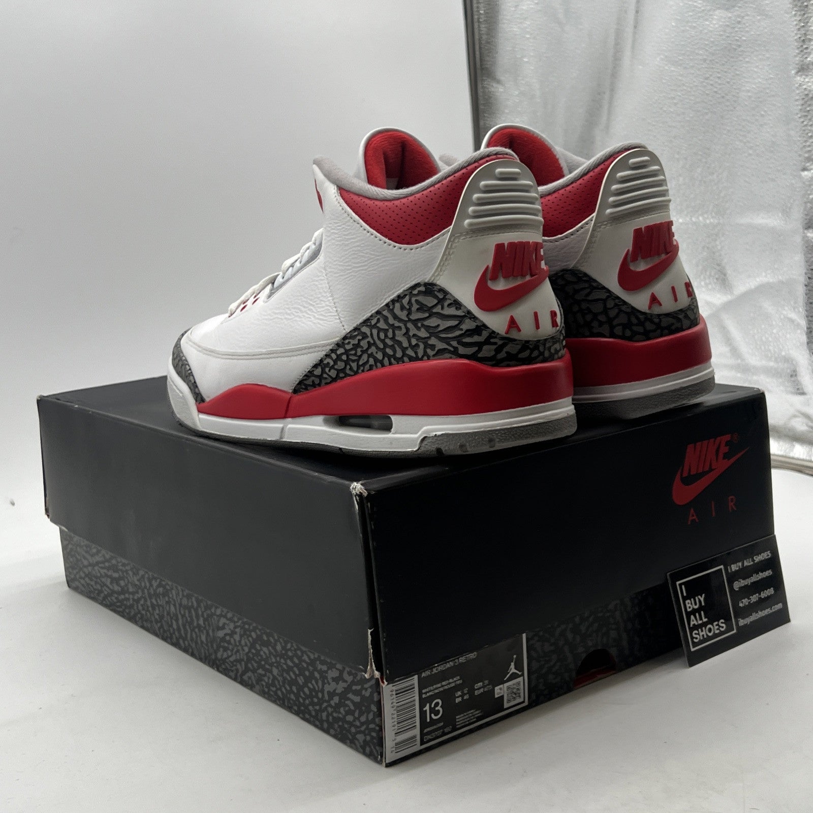 Size 13 - Air Jordan 3 Retro Mid Fire Red (DN3707-160)