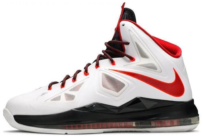 Size 13 - Nike LeBron 10 Heat Home (541100-100)