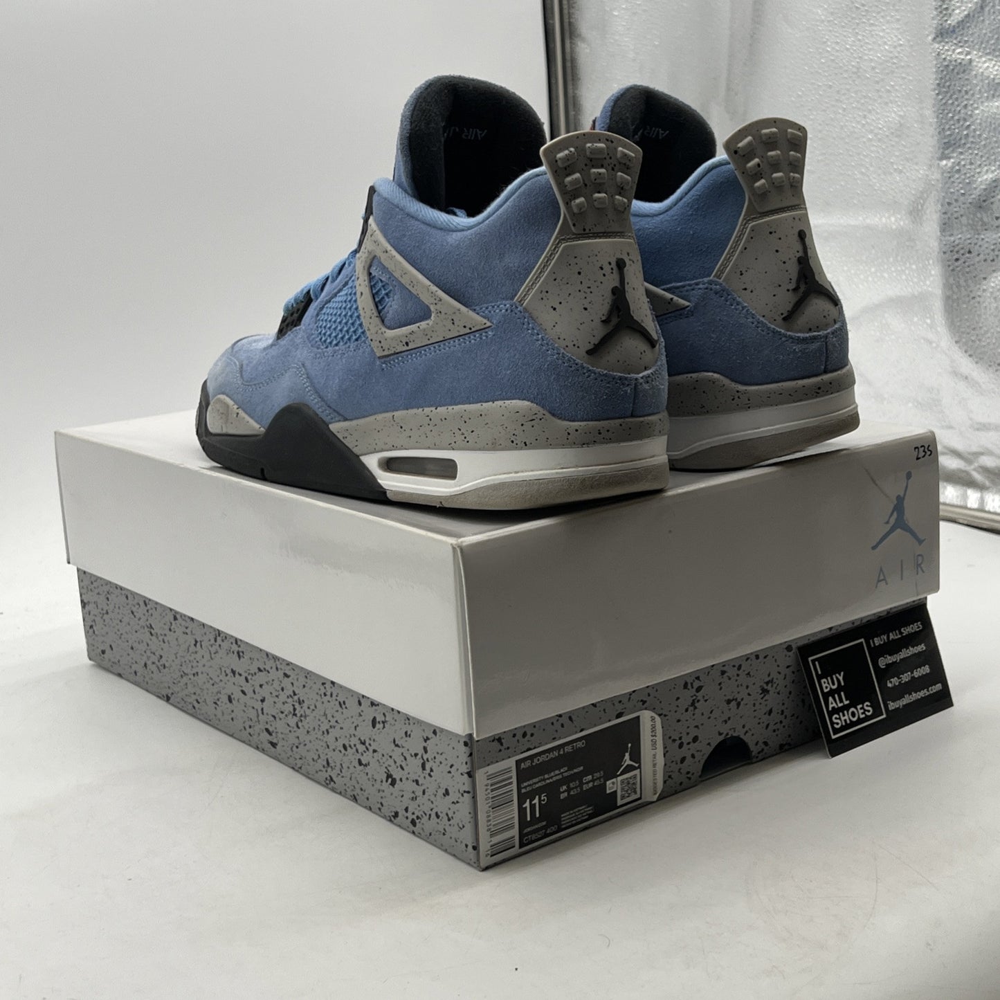 Size 11.5 - Air Jordan 4 Retro Mid University Blue (CT8527-400)