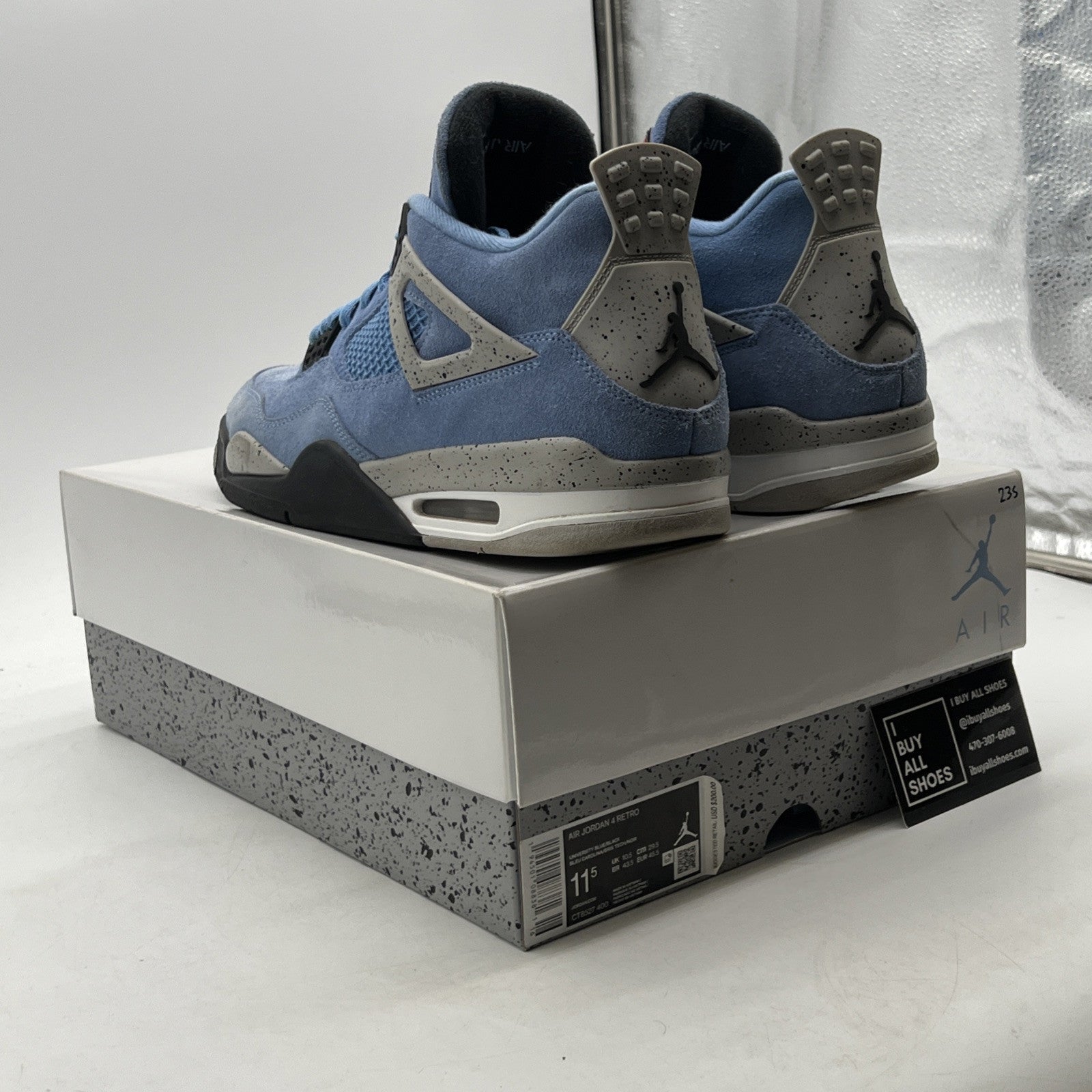 Size 11.5 - Air Jordan 4 Retro Mid University Blue (CT8527-400)