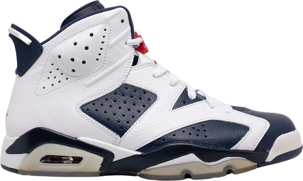Size 9.5 - Air Jordan 6 Retro 2012 Olympic (384664-130)