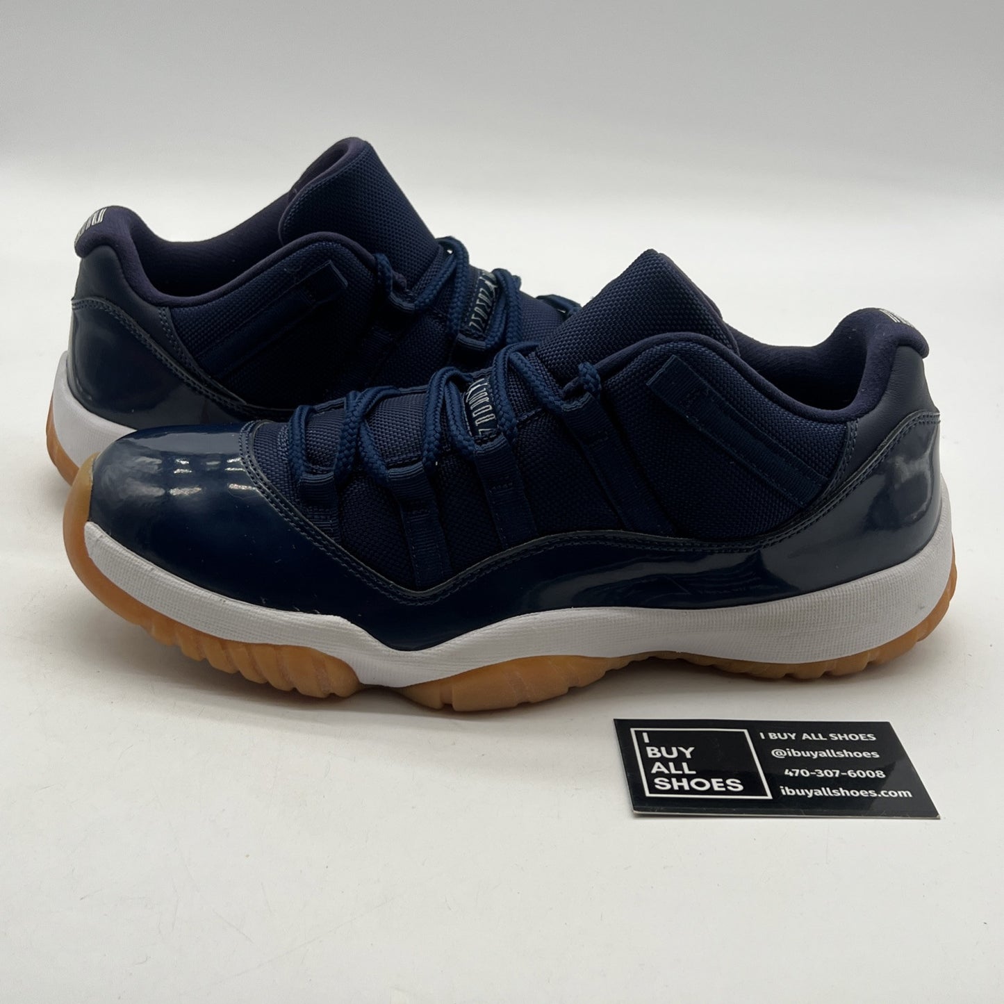 Size 11 - Air Jordan 11 Retro Low Navy Gum (528895-405)