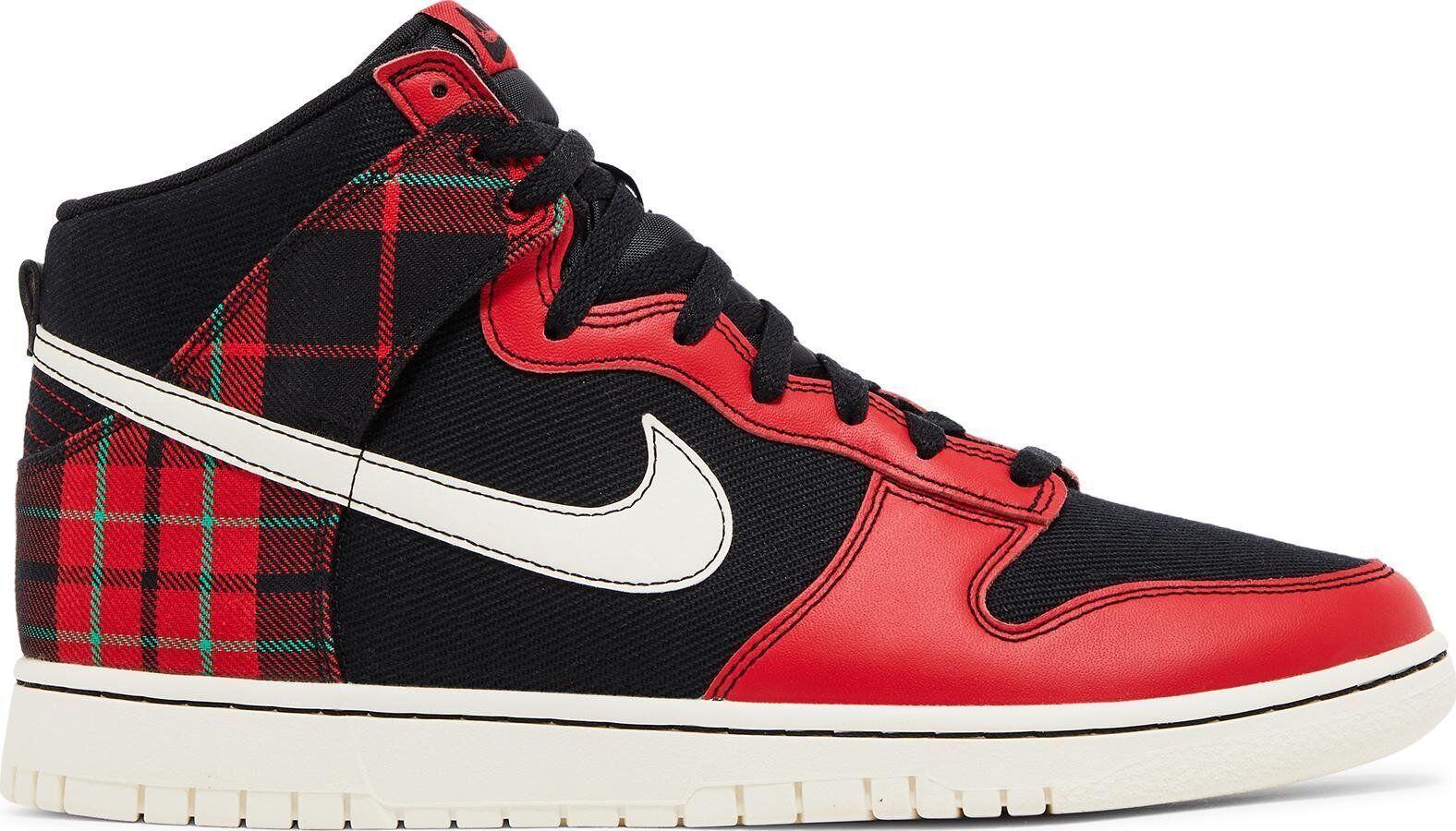 Size 14 - Nike Dunk SE High Tartan Plaid (DV0826-001)