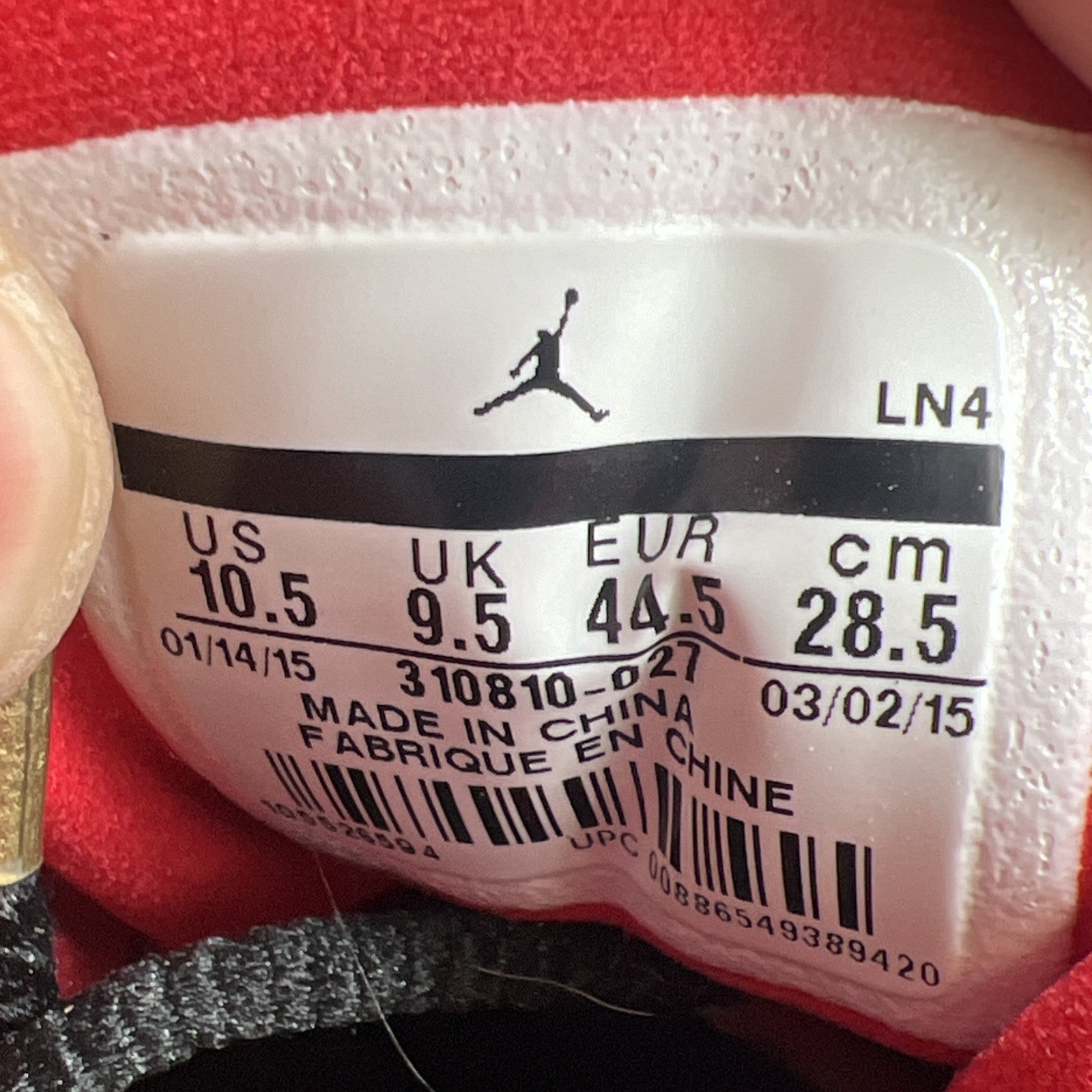 Size 10.5 - Air Jordan 13 Retro Low Bred (310810-027)