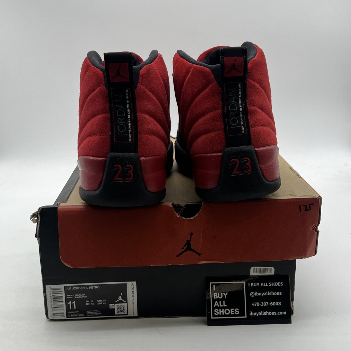Size 11 - Air Jordan 12 Retro Reverse Flu Game 2020 (CT8013-602)
