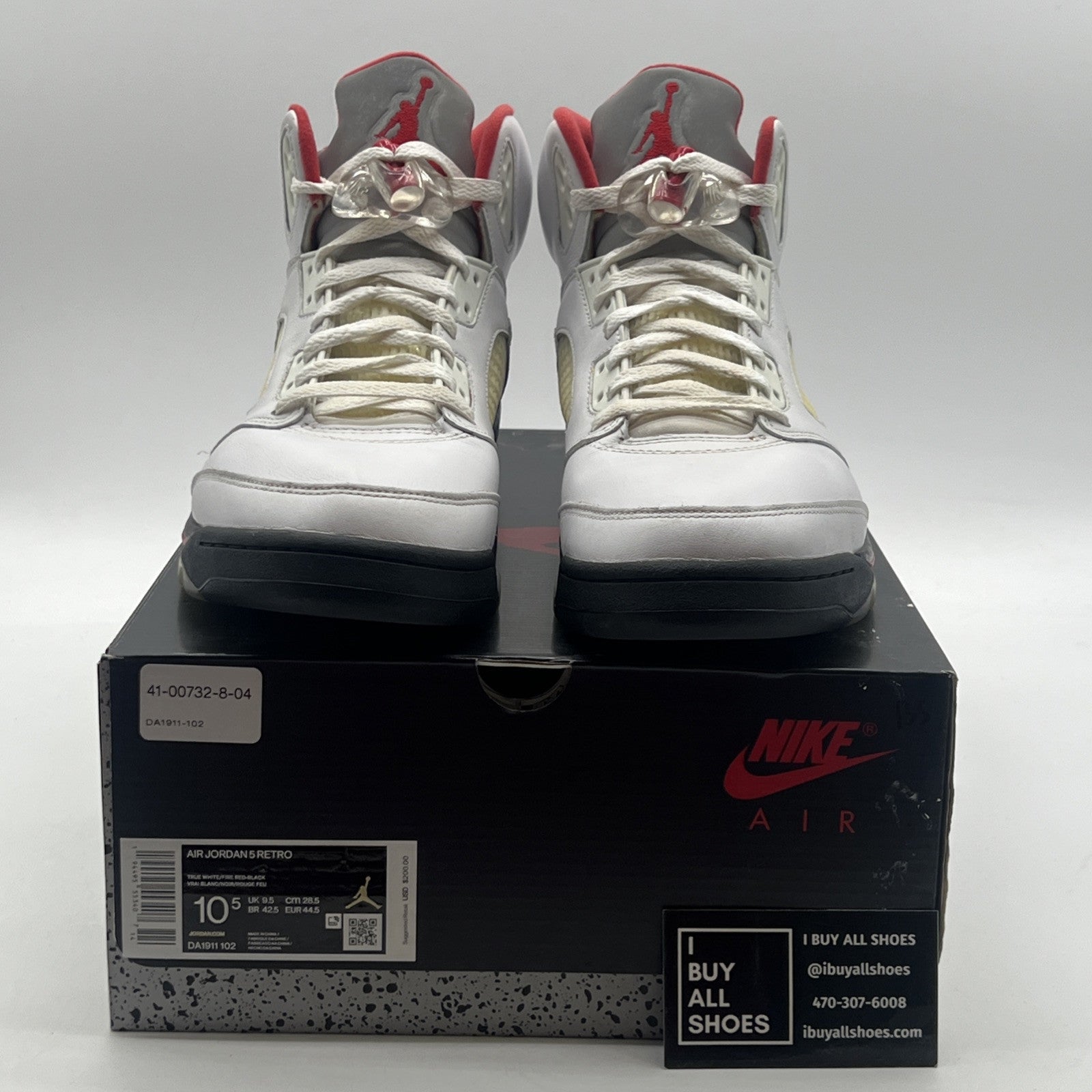 Size 10.5 - Air Jordan 5 Retro Mid Fire Red (DA1911-102)