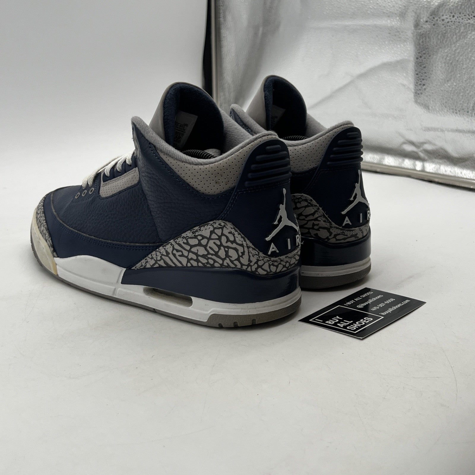 Size 9.5 - Air Jordan 3 Retro Georgetown (CT8532-401)￼