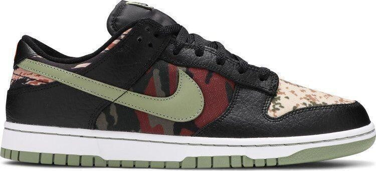 Size 13 - Nike Dunk SE Low Black Multi-Camo (DH0957-001)