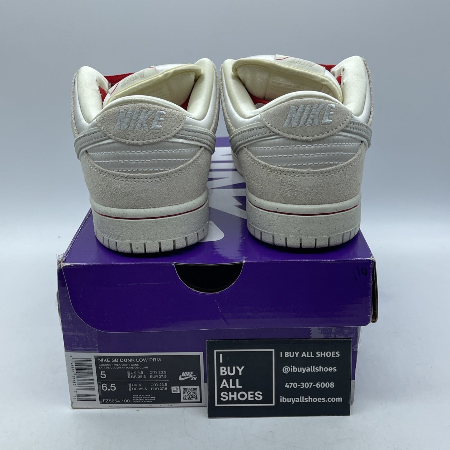 Size 5 - Nike Dunk Premium SB Low City of Love Collection Light Bone (FZ5654-100