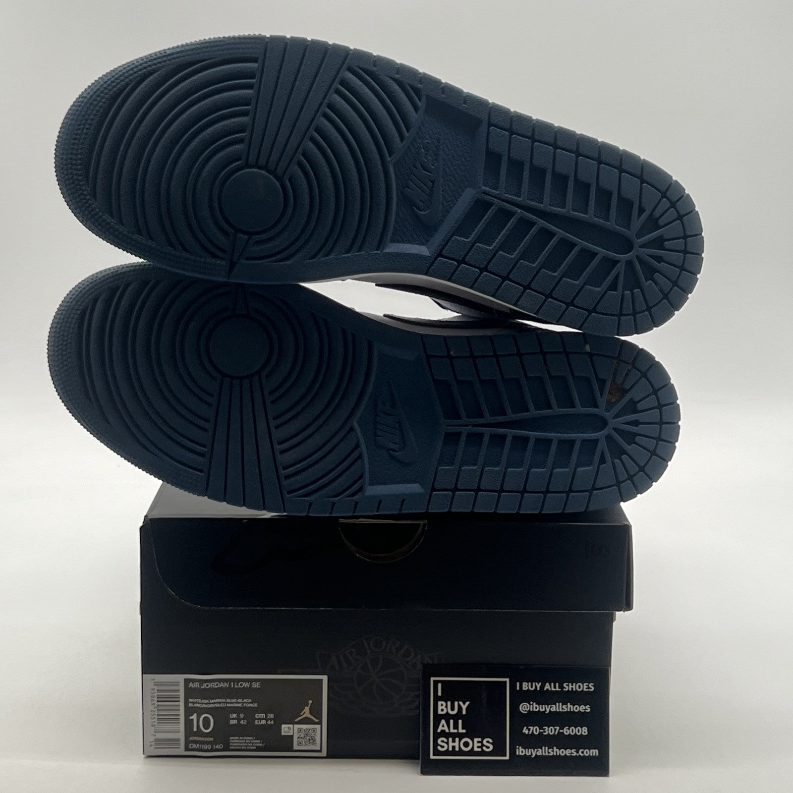 Size 10 - Air Jordan 1 Low True Blue (DM1199-140)