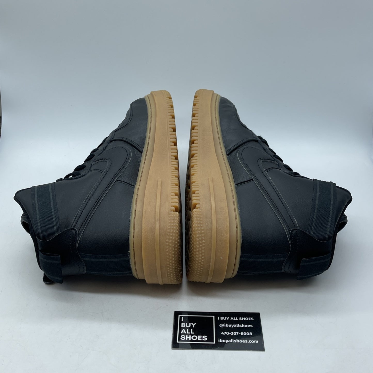 Size 13 - Nike Air Force 1 High Gore-Tex 2020 Black Suede Leather (CT2815-001)