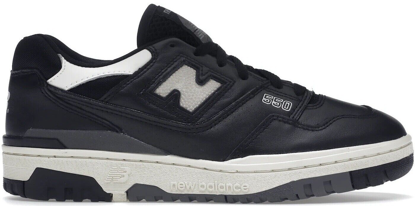 Size 9.5 - New Balance 550 Panda Black White Leather (BB550LBW)