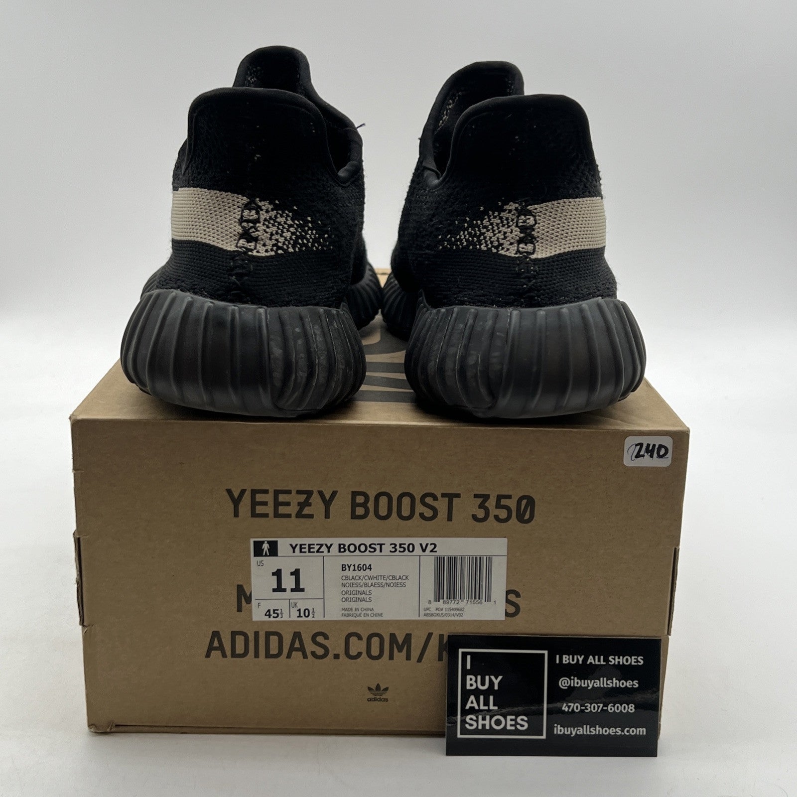 Size 11 - Adidas Yeezy Boost 350 V2 Low Oreo (BY1604)