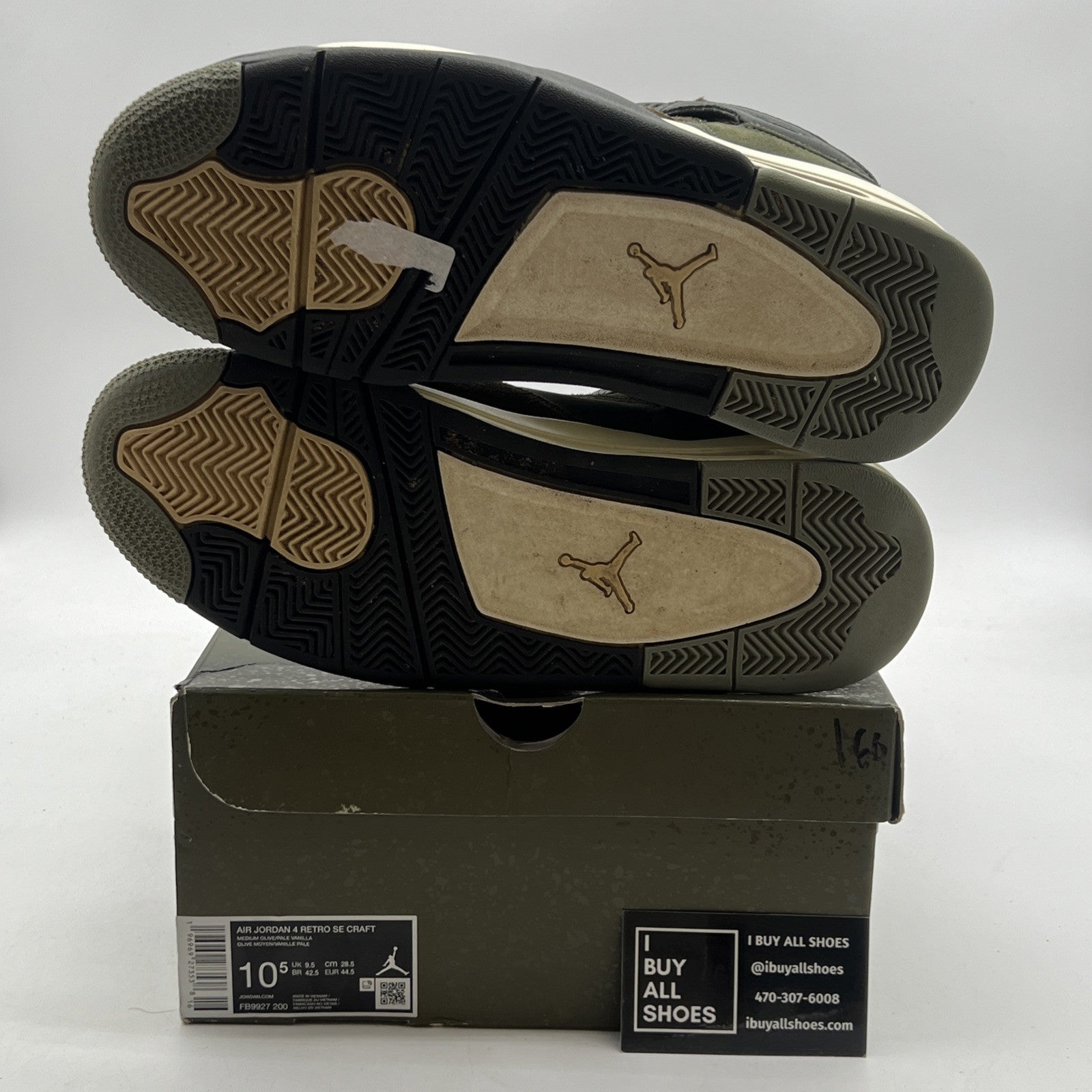 Size 10.5 - Air Jordan 4 SE Retro Low Craft - Olive (FB9927-200)