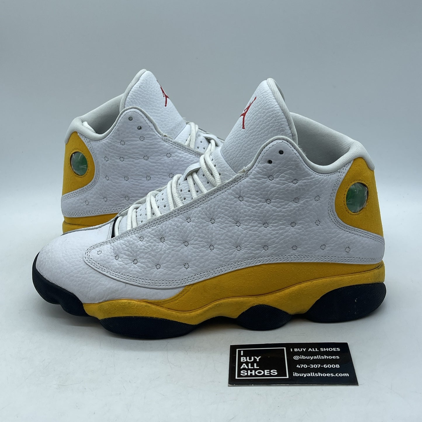 Size 10.5 - Jordan 13 Del Sol 2022 Yellow White Suede Leather (414571-167)