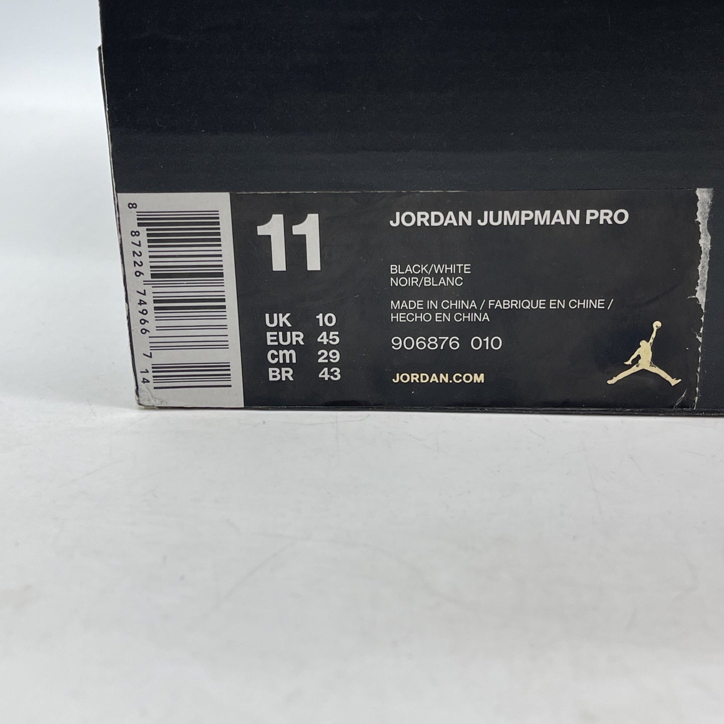 Size 11 - Jordan Jumpman Pro Cyber Monday Black Suede Leather (906876-010)