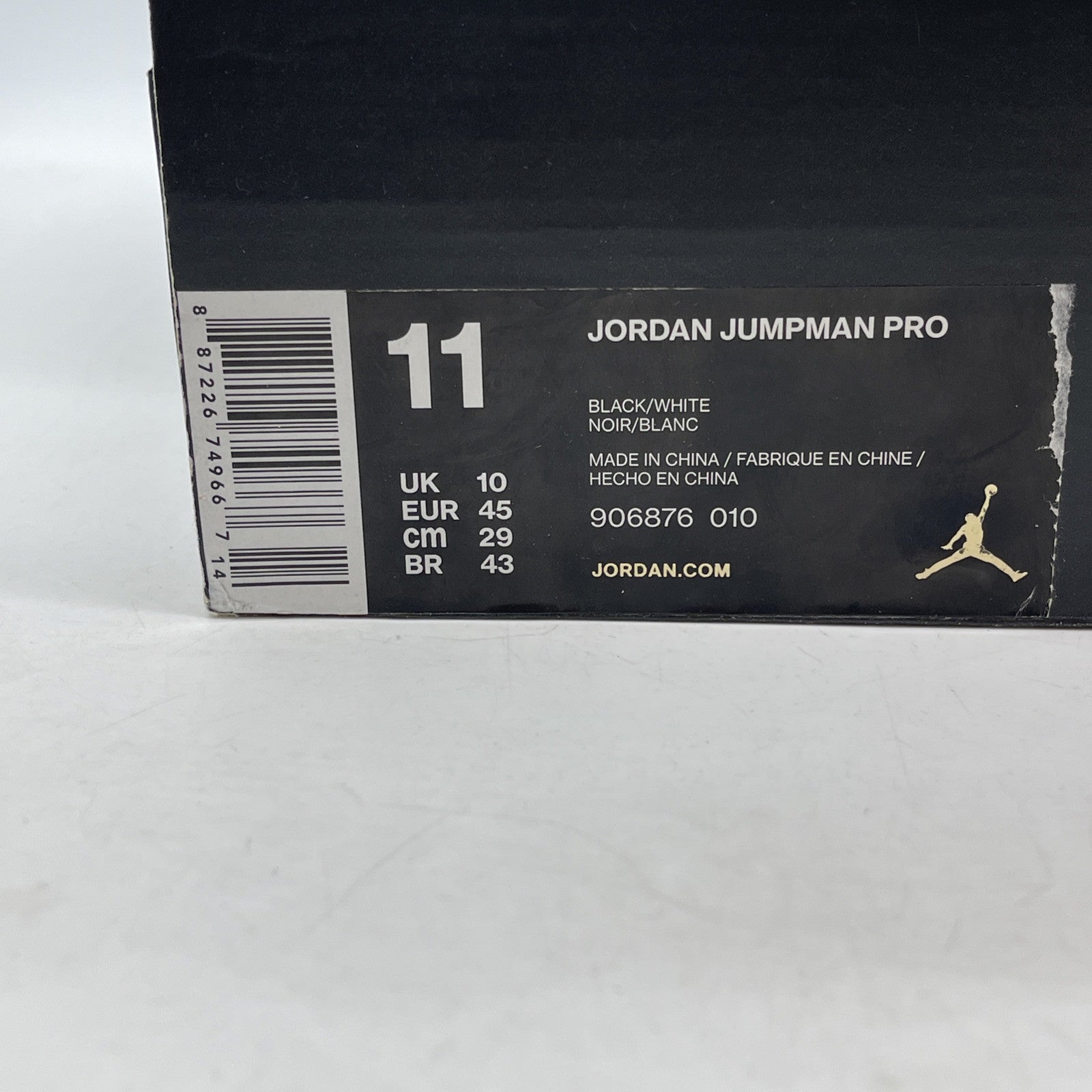 Size 11 - Jordan Jumpman Pro Cyber Monday Black Suede Leather (906876-010)