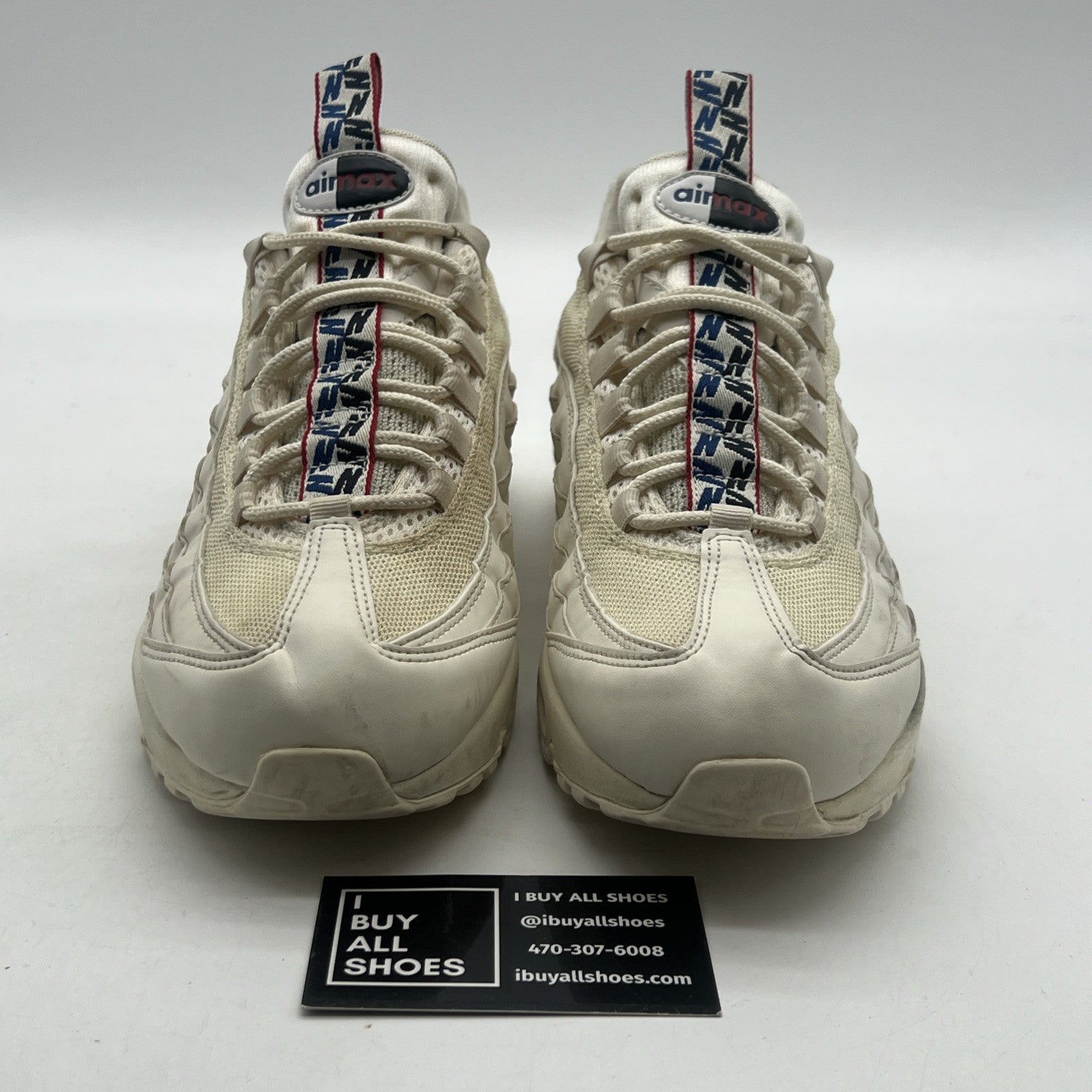 Size 9.5 - Nike Air Max 95 TT Pull Tab Sail (AJ1844-101)