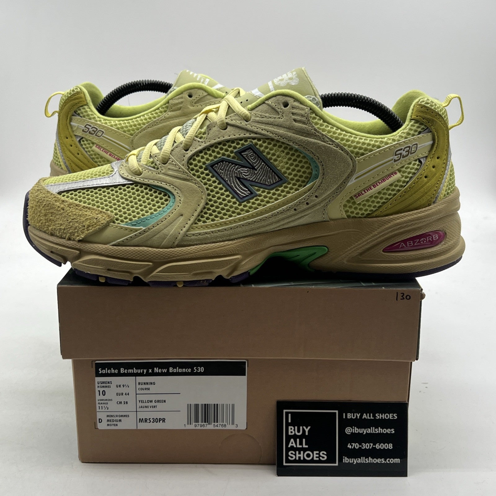 Size 10 - New Balance Salehe Bembury x 530 Prosperity Be The Prize (MR530PR)