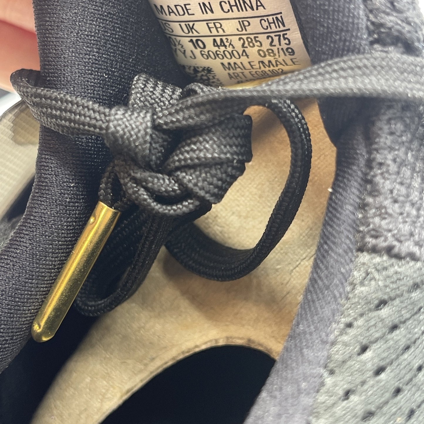 Size 10.5 - adidas UltraBoost Metallic Gold Black Suede (EG8102)