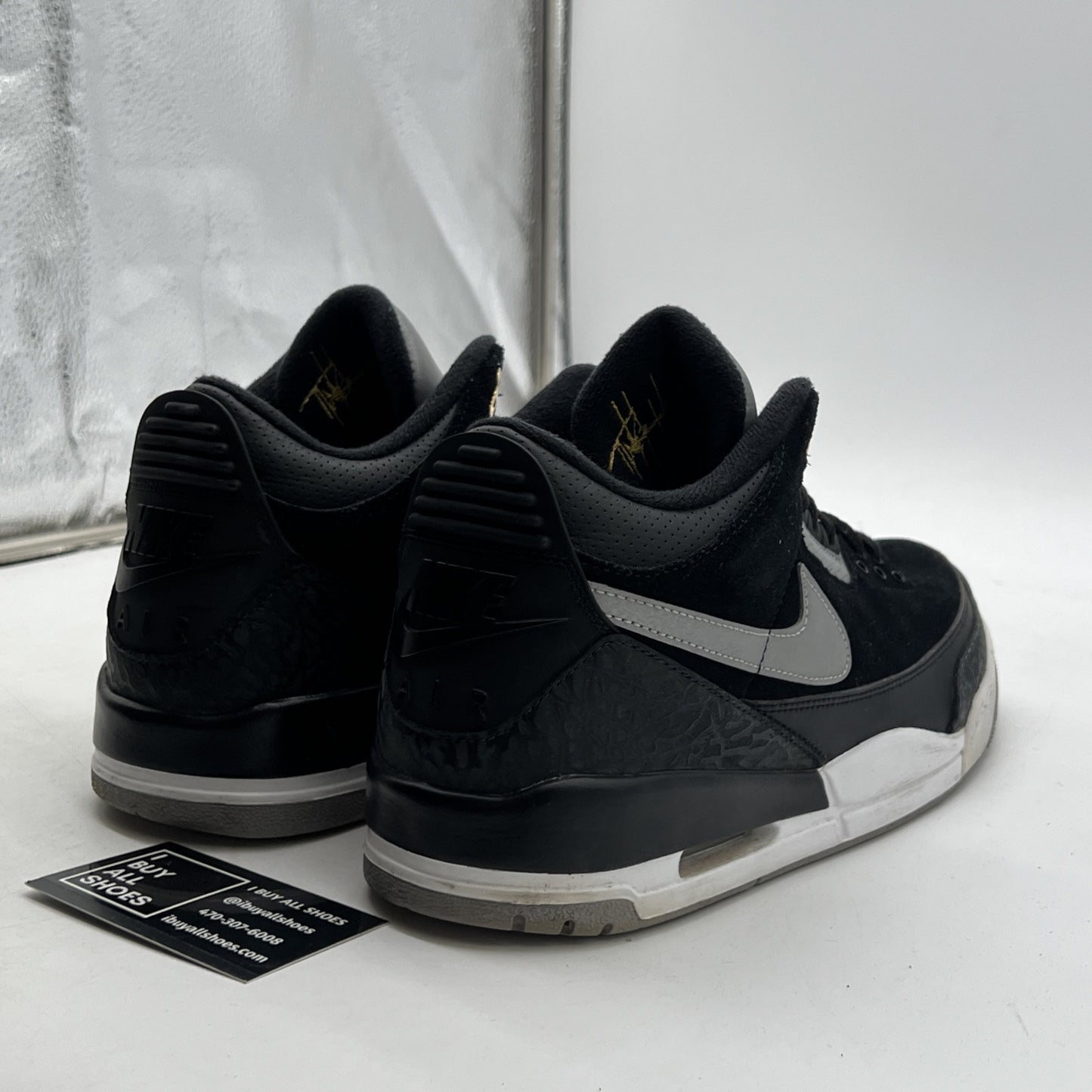 Size 11.5 - Air Jordan 3 Retro Tinker SP Black Cement 2019 (CK4348-007)