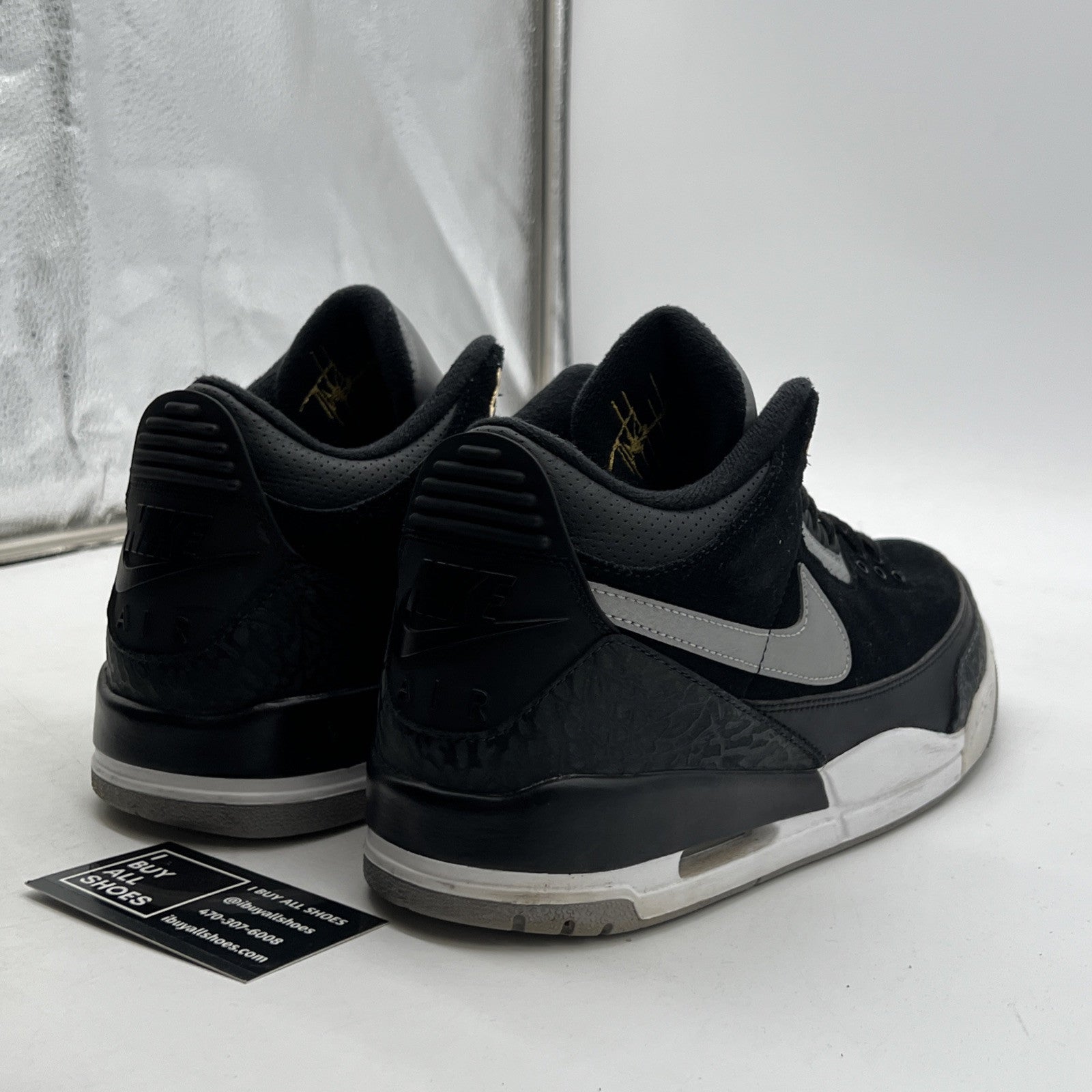 Size 11.5 - Air Jordan 3 Retro Tinker SP Black Cement 2019 (CK4348-007)