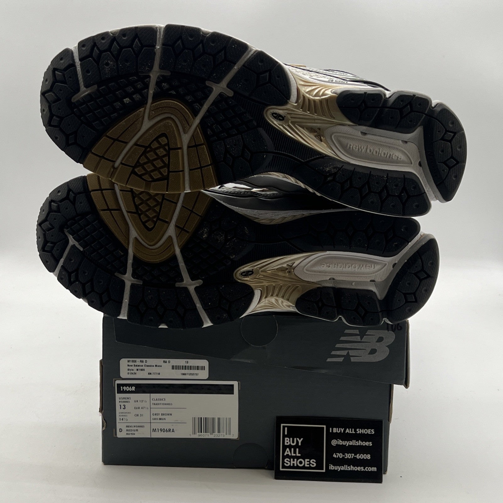 Size 13 - New Balance 1906R Metallic Silver Metallic Gold (M1906RA)