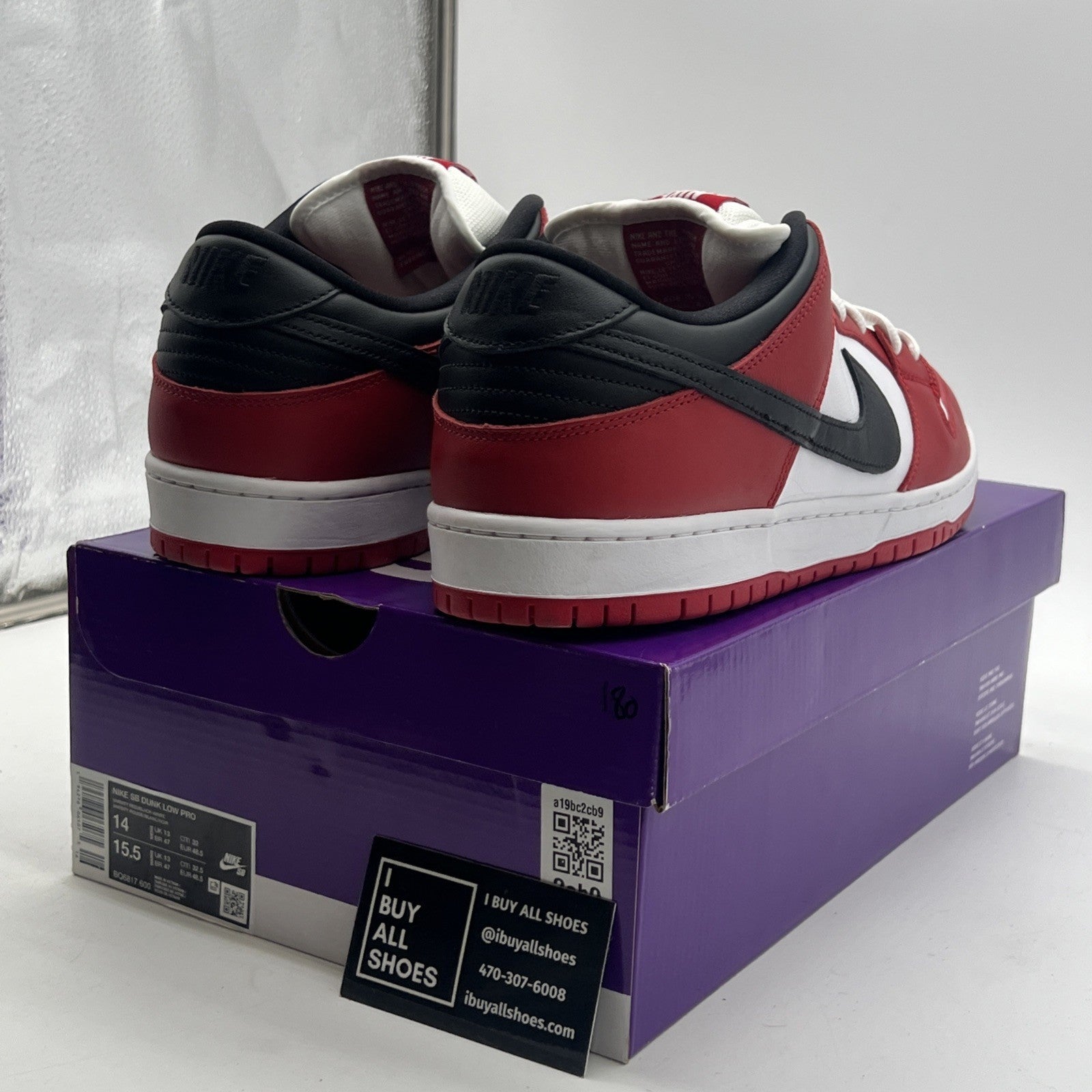 Size 14 - Nike SB Dunk Low J-Pack Chicago (BQ6817-600)