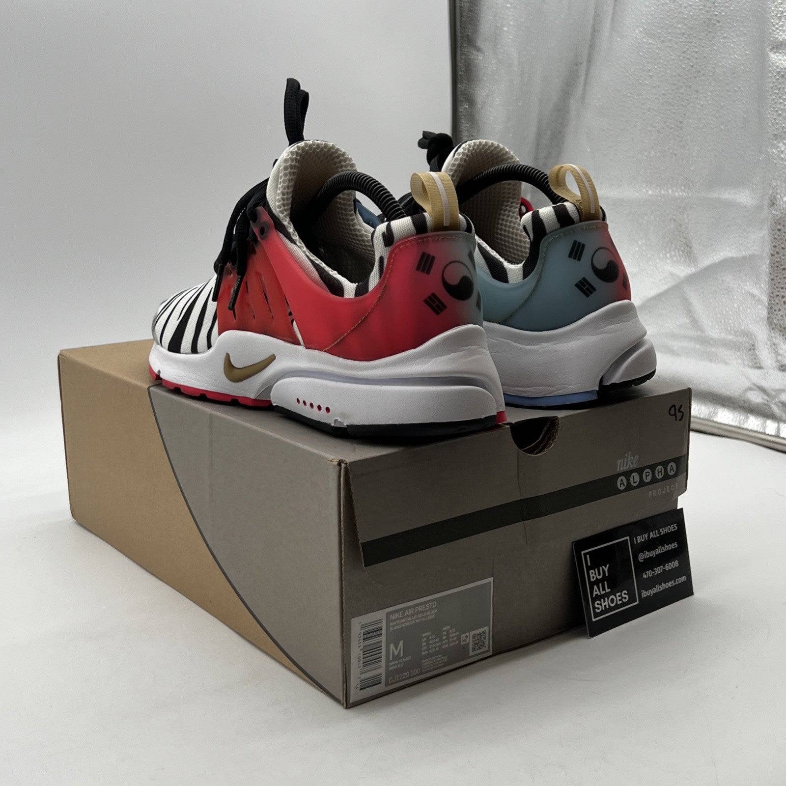 Size M(9-11) - Nike Air Presto South Korea (CJ1229-100)