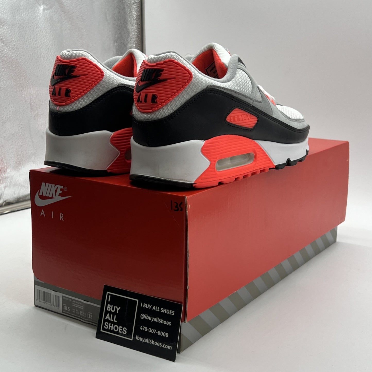 Size 10.5 - Nike Air Max 90 2020 Infrared (CT1685-100)