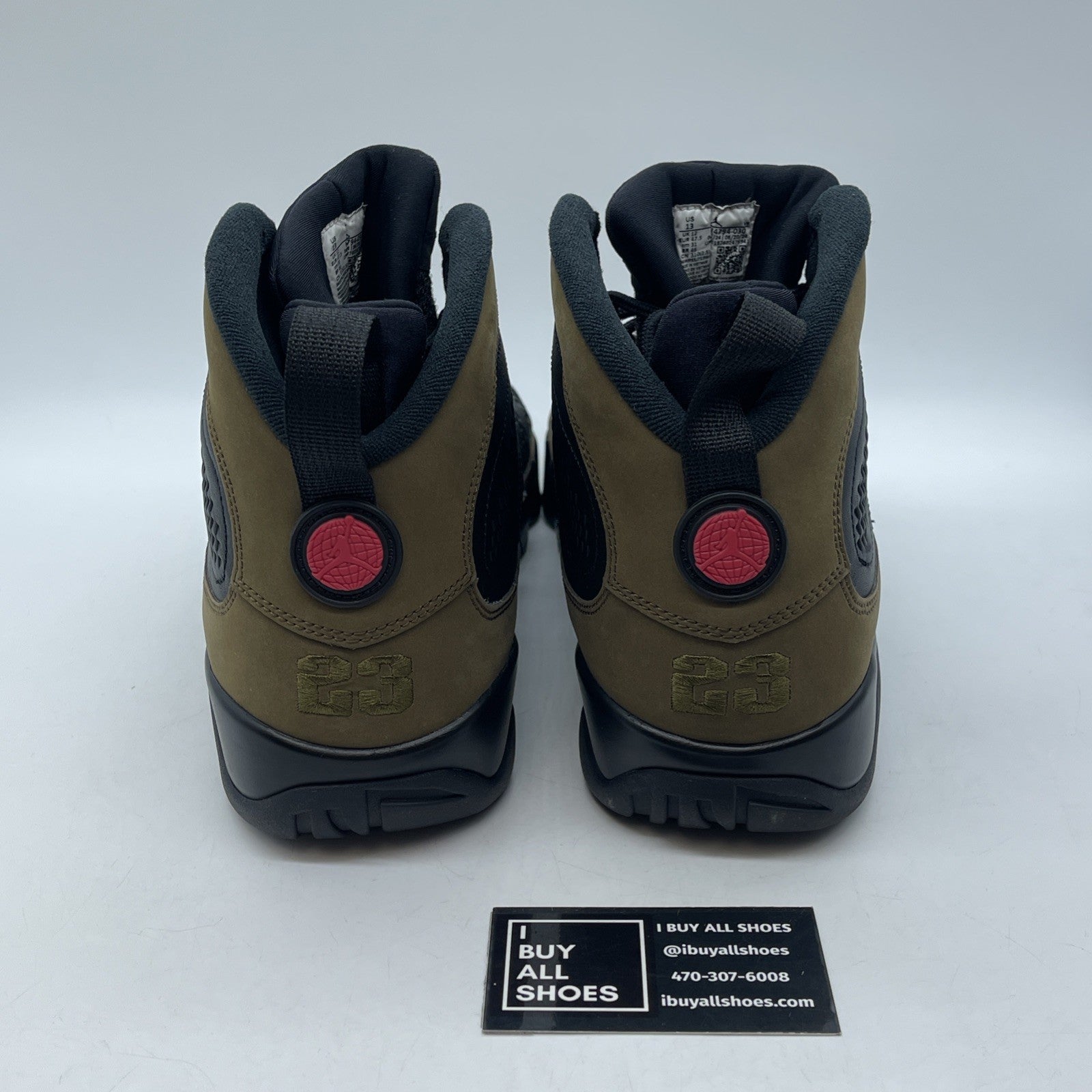 Size 14 - Air Jordan 9 Retro 2024 Olive Black Suede Leather (HV4794-030)