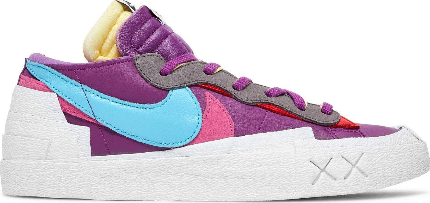 Size 9.5 - KAWS x sacai x Nike Blazer Low Purple Dusk (DM7901-500