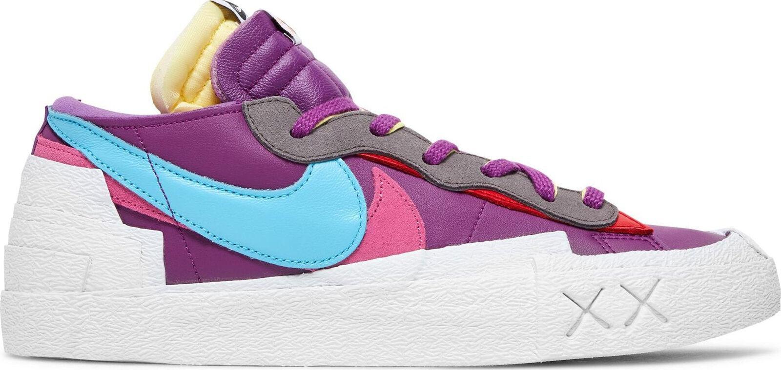 Size 9.5 - KAWS x sacai x Nike Blazer Low Purple Dusk (DM7901-500