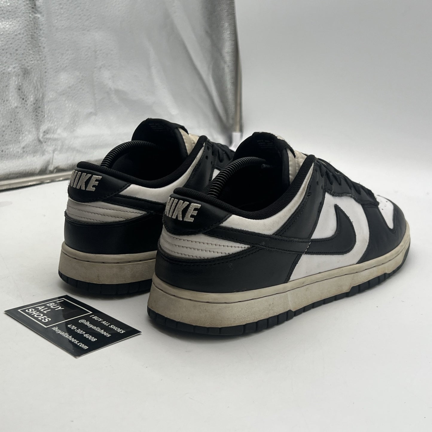 Size 10 - Nike Dunk Low Black White (DD1391-100)