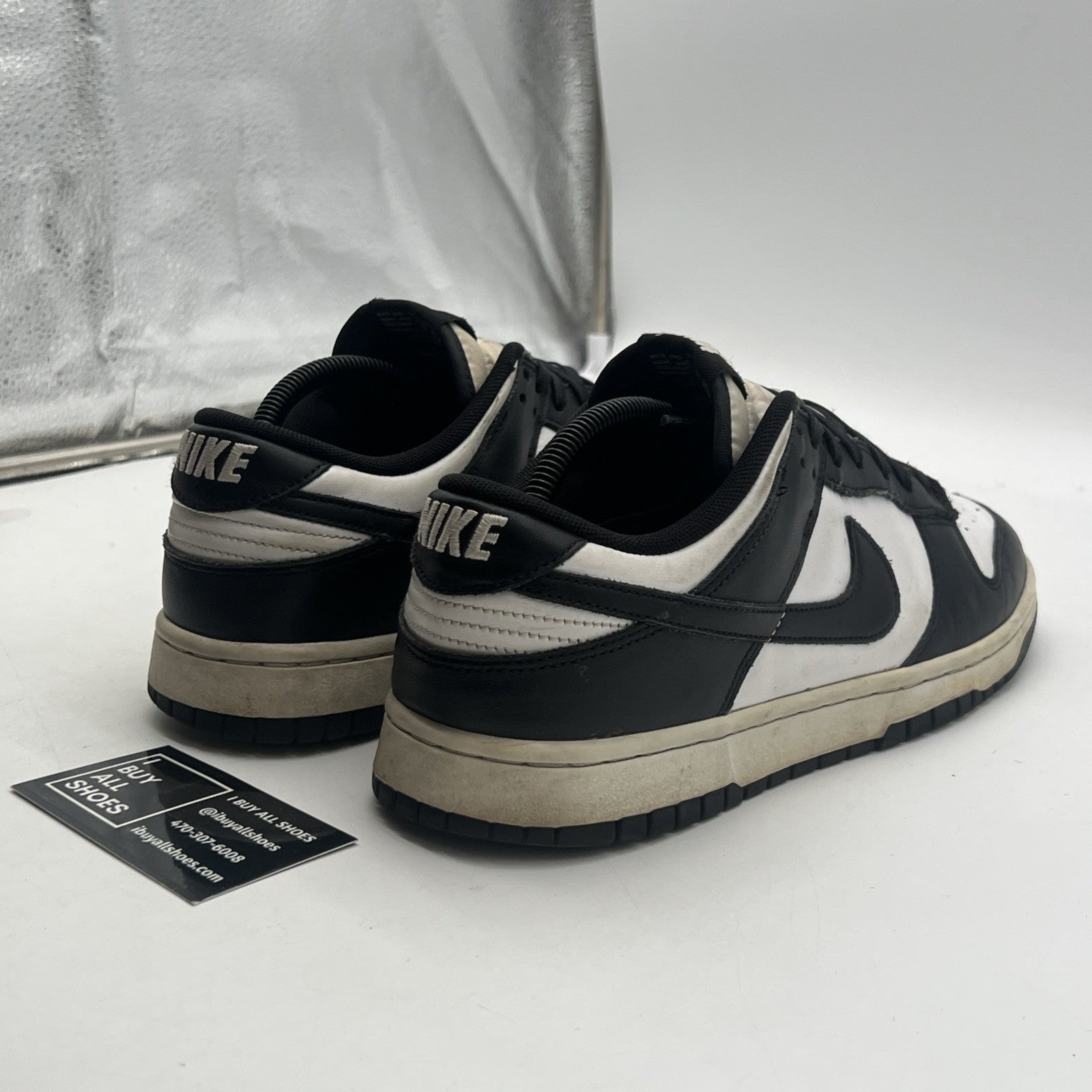 Size 10 - Nike Dunk Low Black White (DD1391-100)