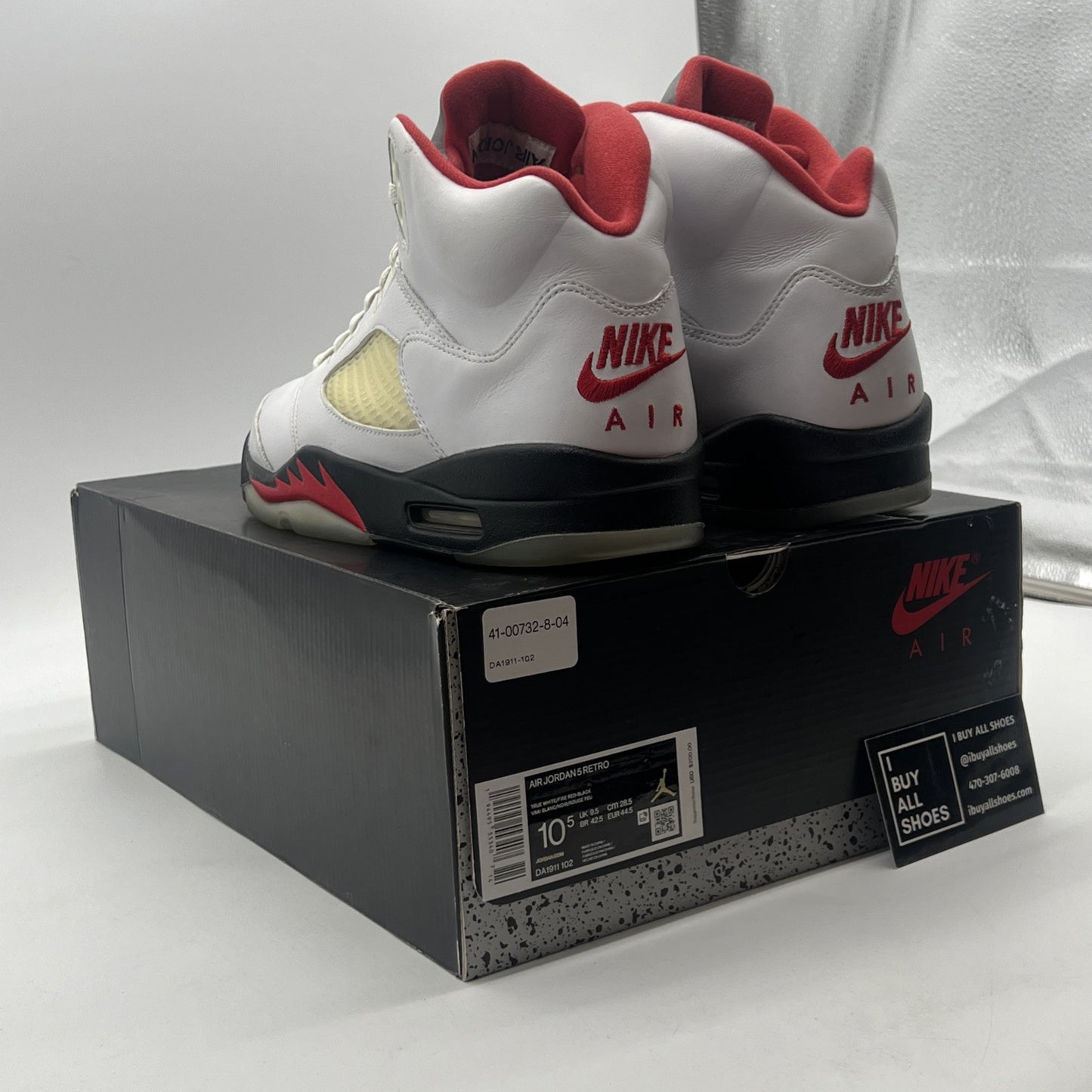 Size 10.5 - Air Jordan 5 Retro Mid Fire Red (DA1911-102)