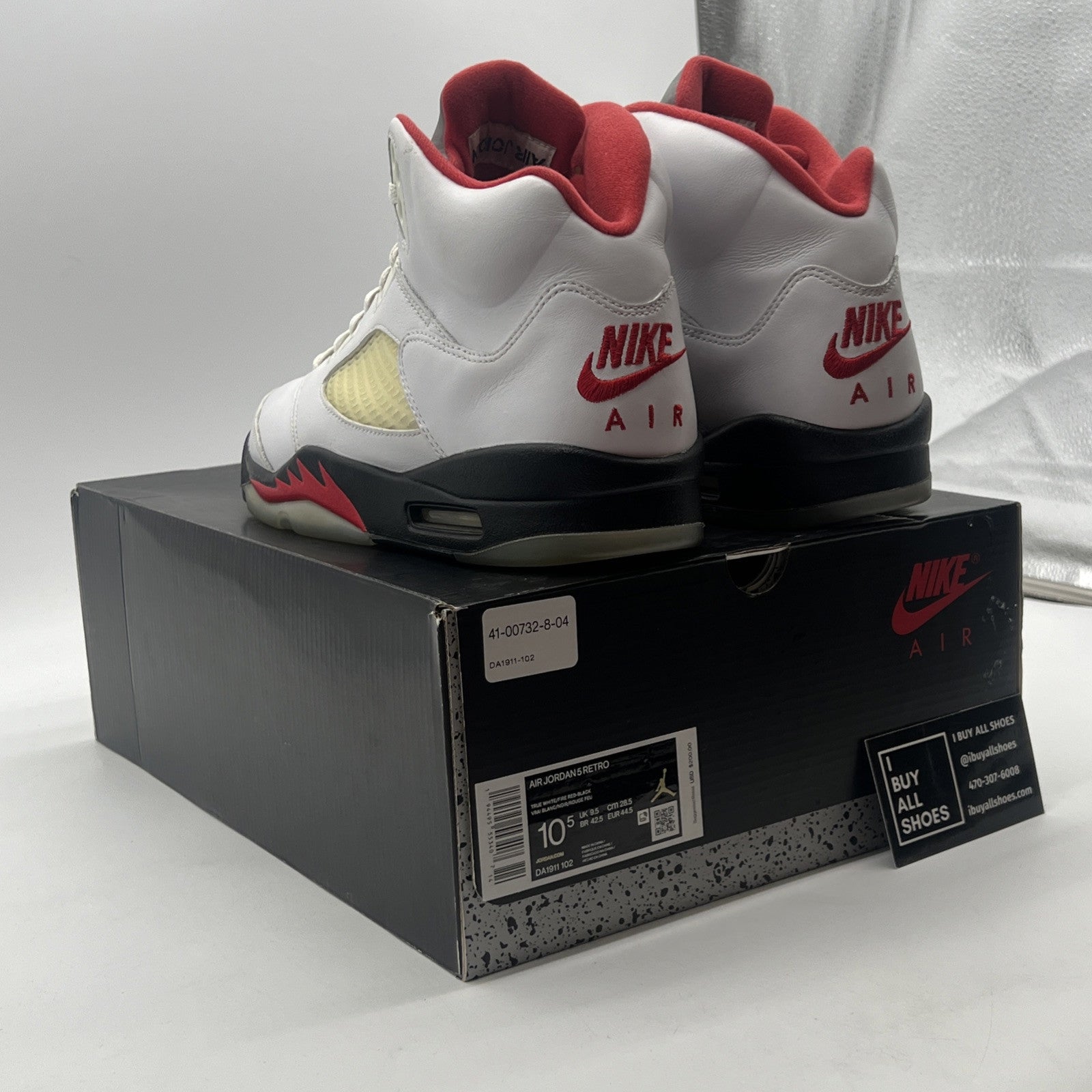 Size 10.5 - Air Jordan 5 Retro Mid Fire Red (DA1911-102)
