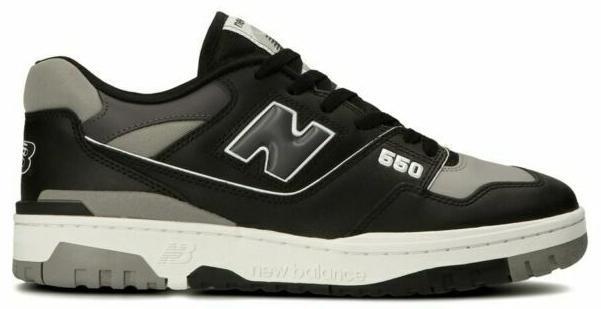 Size 9.5 - New Balance 550 Grey Black Leather (BB550SR1)