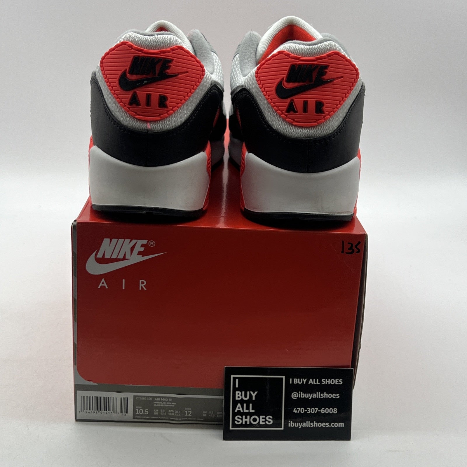Size 10.5 - Nike Air Max 90 2020 Infrared (CT1685-100)