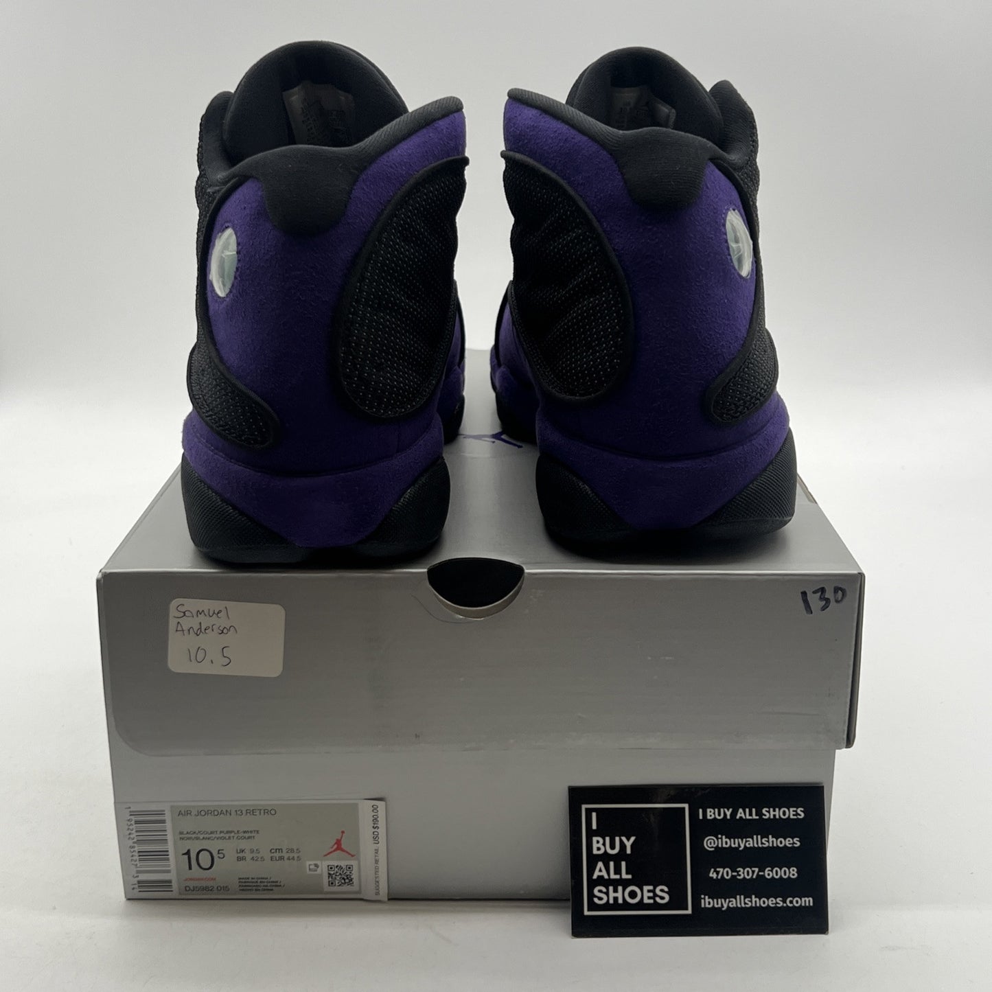 Size 10.5 - Air Jordan 13 Retro Court Purple (DJ5982-015)