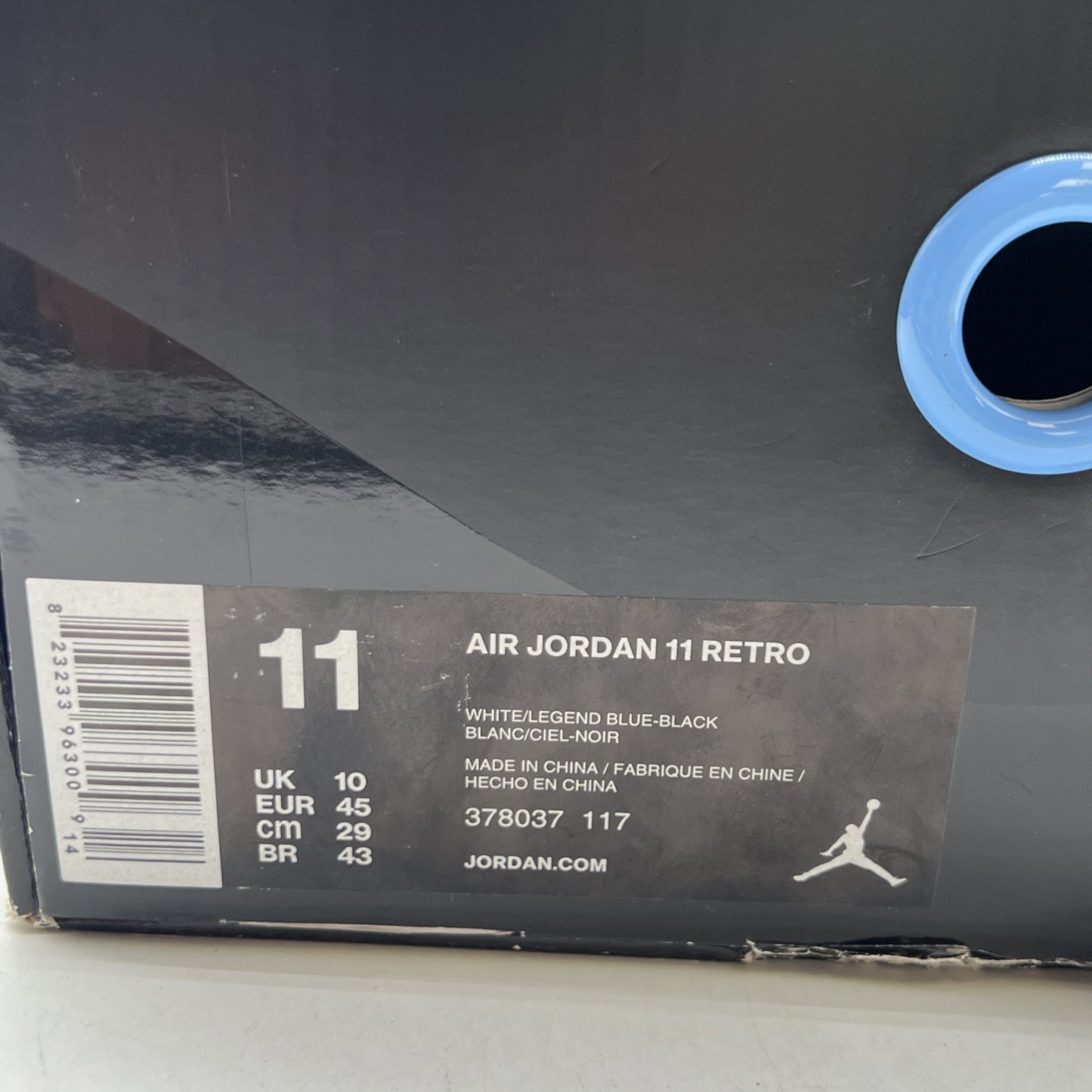 Size 11 - Air Jordan 11 Retro High Legend Blue (378037-117)