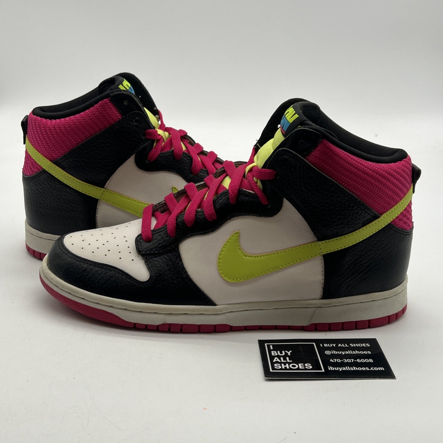 Size 10.5 - Nike Dunk High White - (317982-127)