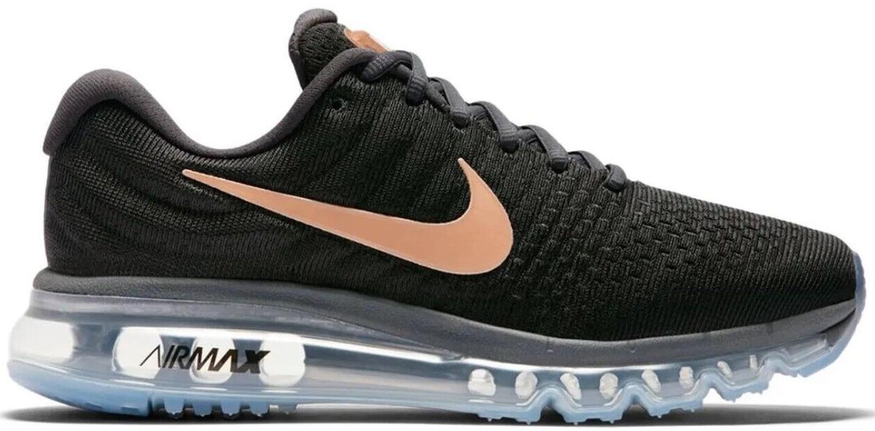 Size 10.5W - Nike Air Max 2017 Black Pink (849560-008)