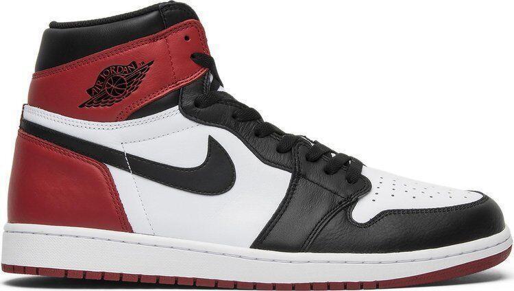 Size 7Y - Air Jordan 1 Retro High OG Black Toe 2016 (555088-125)
