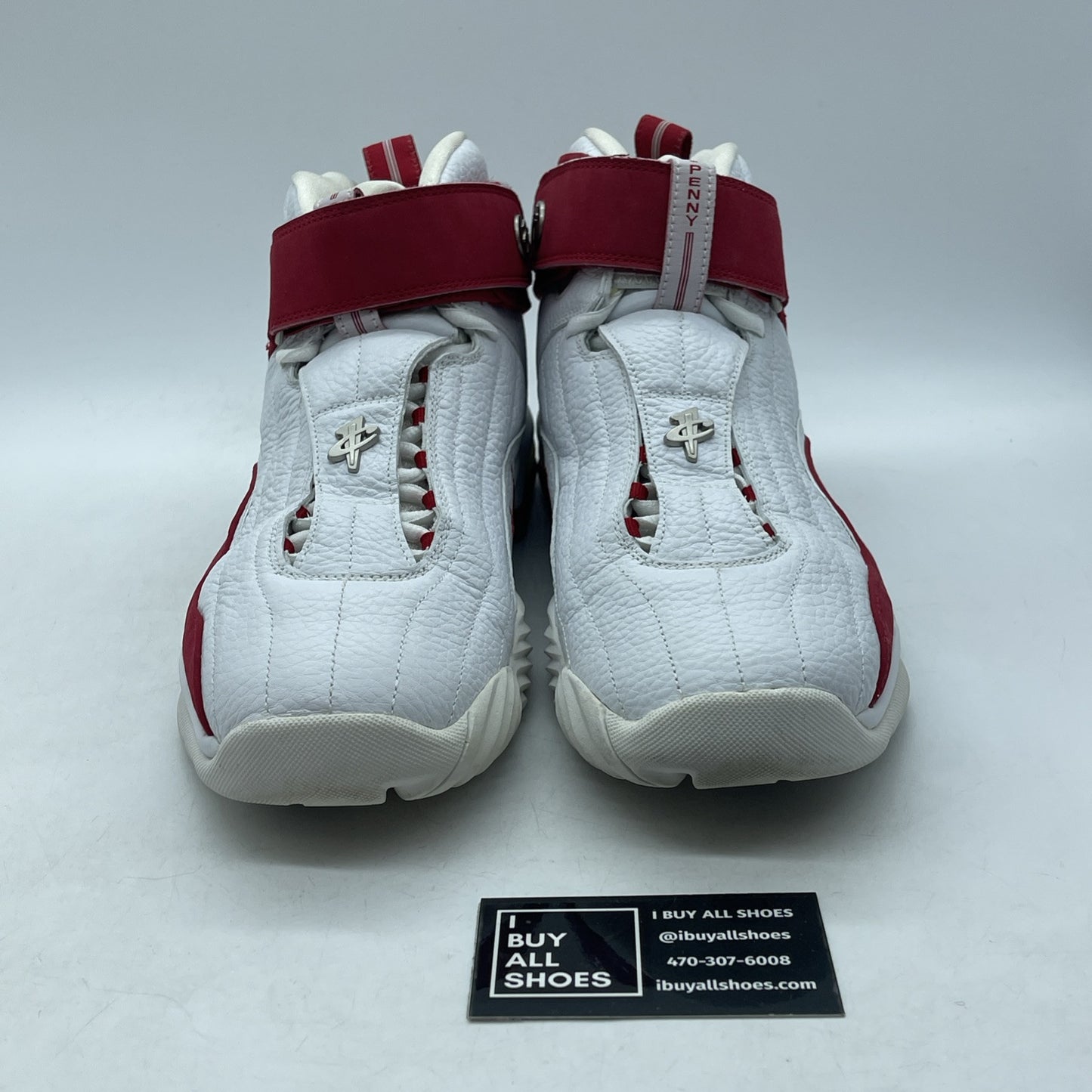 Size 11 - 2005 Vintage Nike Air Max Penny IV Hardaway white red (CV7562-300)